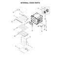KitchenAid KODE500ESS04 internal oven parts diagram