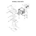 KitchenAid KODE500ESS04 internal oven parts diagram