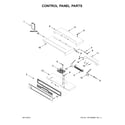 KitchenAid KODE300ESS04 control panel parts diagram