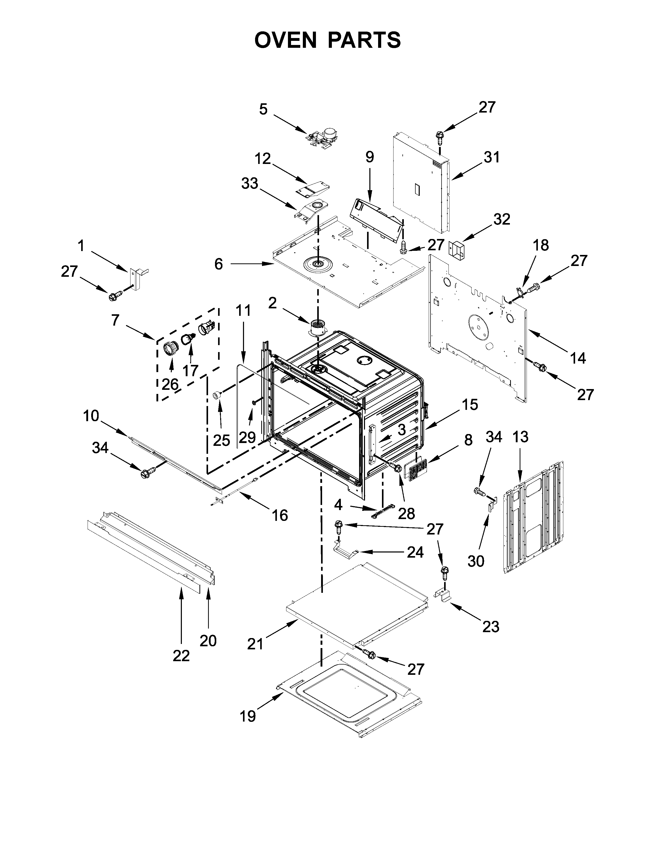 Ikea IBS350DS03 oven parts diagram
