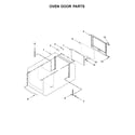 Ikea IBS350DS03 oven door parts diagram