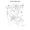 Maytag MVWB965HC0 top and cabinet parts diagram