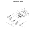 Whirlpool WOS51ES4EW01 top venting parts diagram