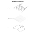 Whirlpool WOS51ES4EW01 internal oven parts diagram