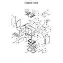 Whirlpool WFG550S0HW1 chassis parts diagram