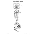 KitchenAid KSB1575TG0 attachment parts diagram