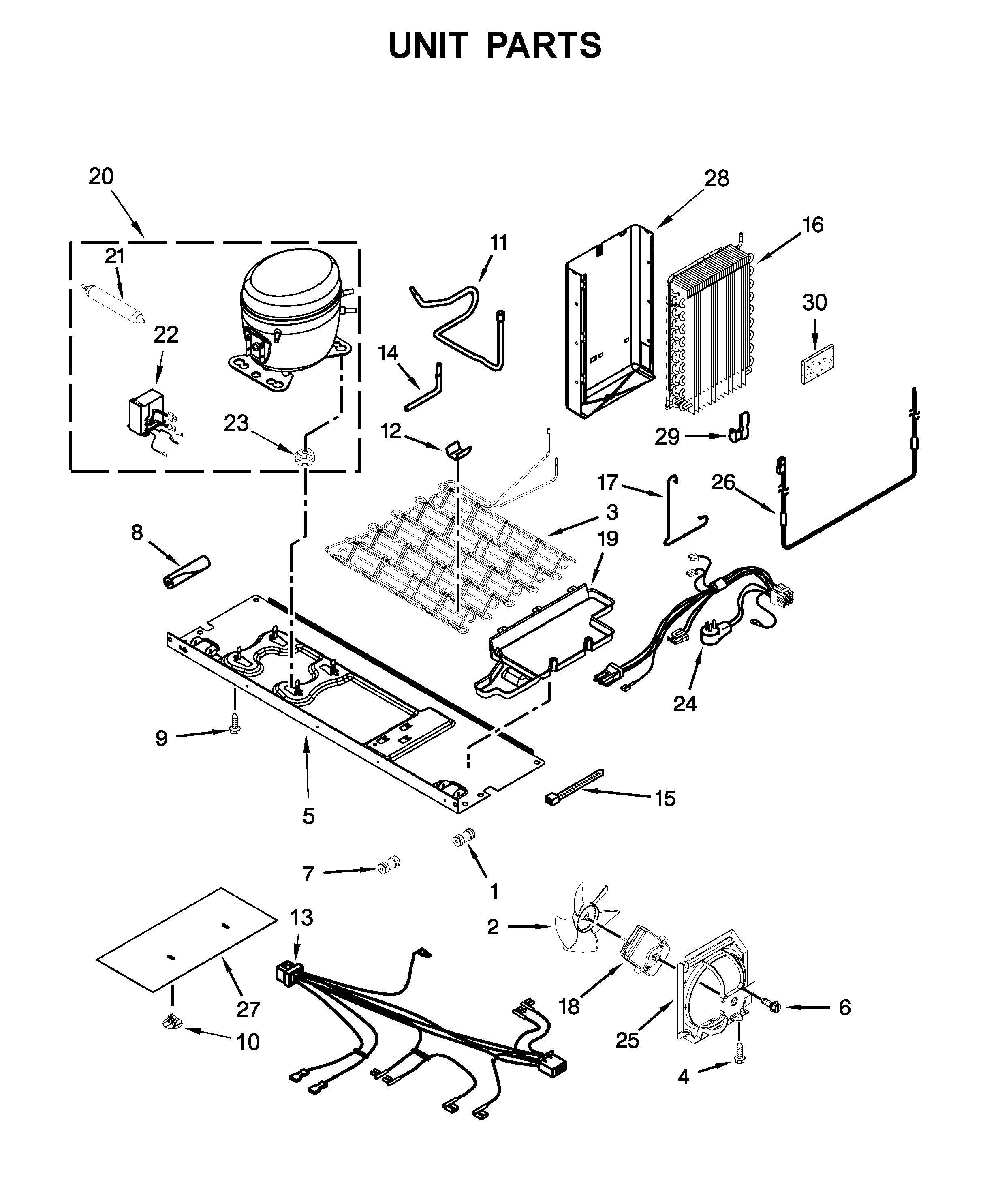 Whirlpool WRS586FIEM04 unit parts diagram