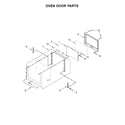 Whirlpool WOC95EC0AB05 oven door parts diagram