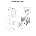 Whirlpool WOC95EC0AB05 internal oven parts diagram
