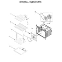 Whirlpool WOD93EC7AB06 internal oven parts diagram