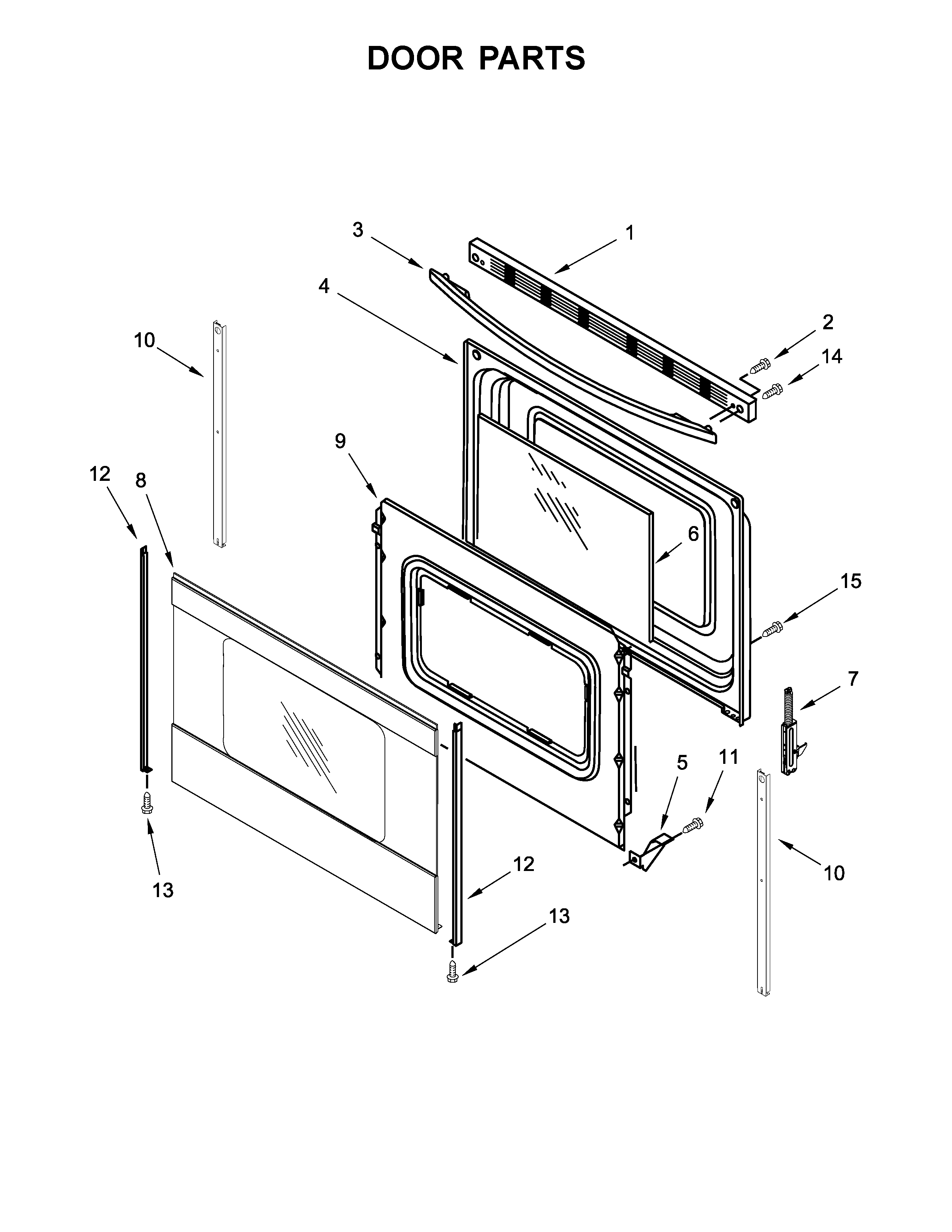 Amana ACR4303MFS2 door parts diagram