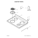Amana YACR4503SFW2 cooktop parts diagram