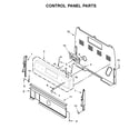 Amana YACR4503SFW2 control panel parts diagram