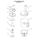 KitchenAid KFP740CR1 attachment parts diagram