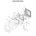 KitchenAid KODC304ESS01 oven door parts diagram