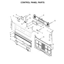 Whirlpool WFG515S0EB1 control panel parts diagram