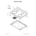 Whirlpool YWFE510S0HS0 cooktop parts diagram
