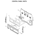 Whirlpool YWFE510S0HS0 control panel parts diagram