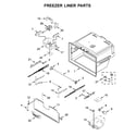 Whirlpool WRF555SDFZ08 freezer liner parts diagram