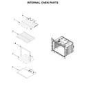 Whirlpool WOS51EC7HB01 internal oven parts diagram