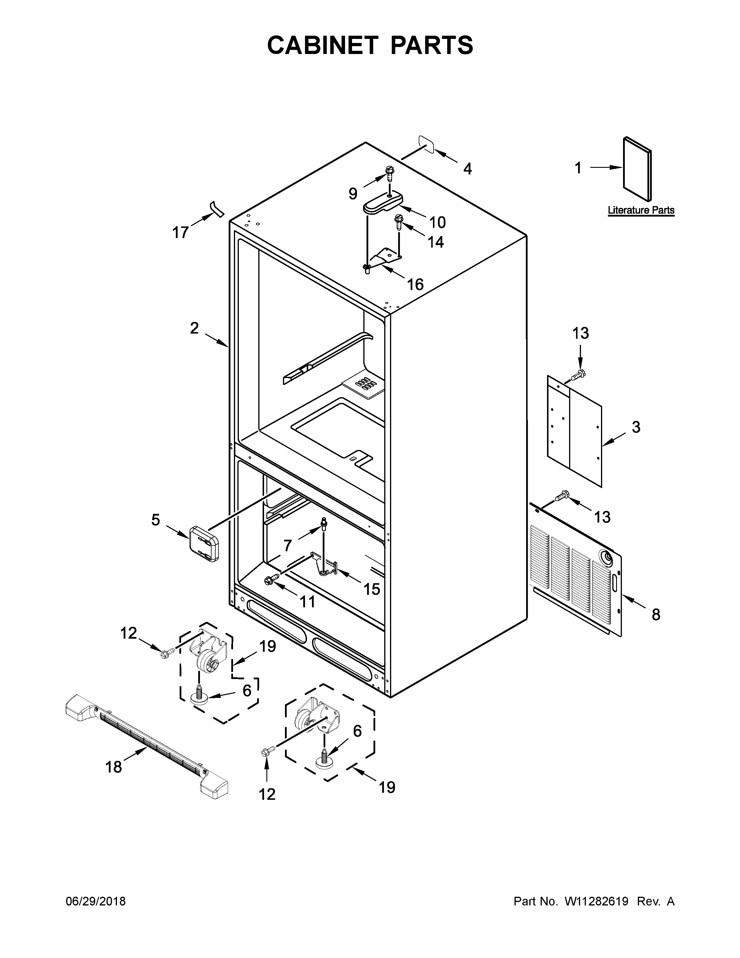 Maytag MBR1957FEZ02 cabinet parts diagram