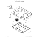 Amana YAER6603SFW0 cooktop parts diagram