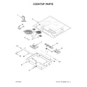 Jenn-Air JEC4430HB00 cooktop parts diagram