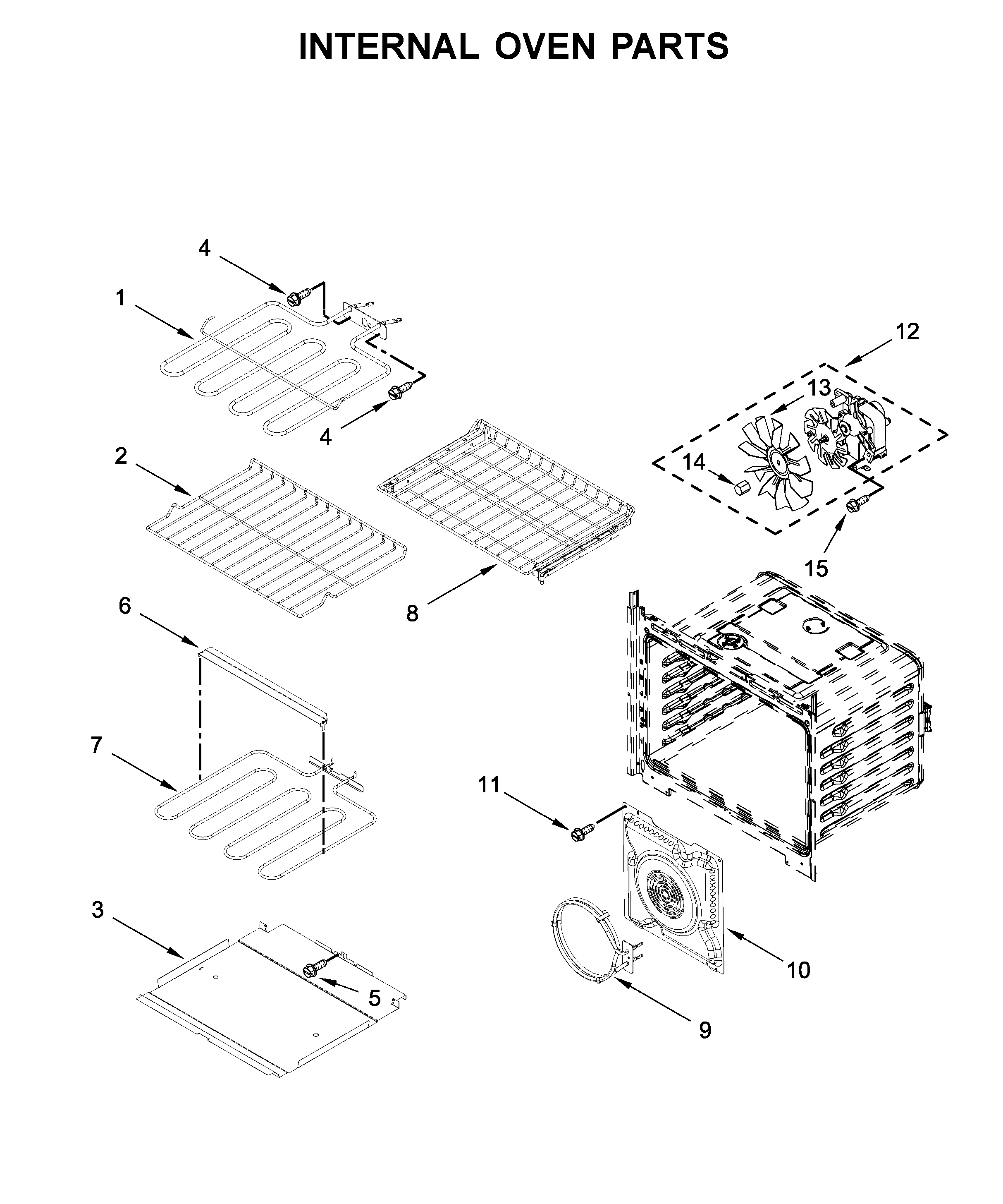 Maytag MMW9730FZ03 internal oven parts diagram