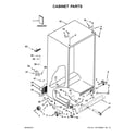 Amana ASI2575FRS00 cabinet parts diagram