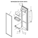Amana ASI2575FRS00 refrigerator door parts diagram