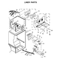 Whirlpool WRT314TFDB00 liner parts diagram