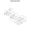 Maytag YMET8800FZ01 upper door parts diagram