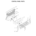 Maytag MET8800FZ01 control panel parts diagram