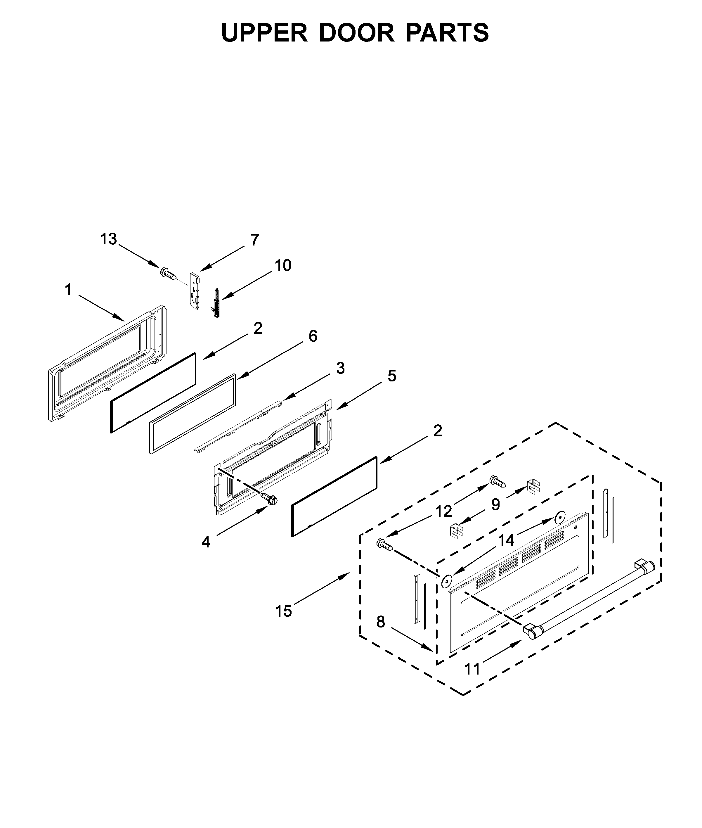 Maytag MET8800FZ01 upper door parts diagram