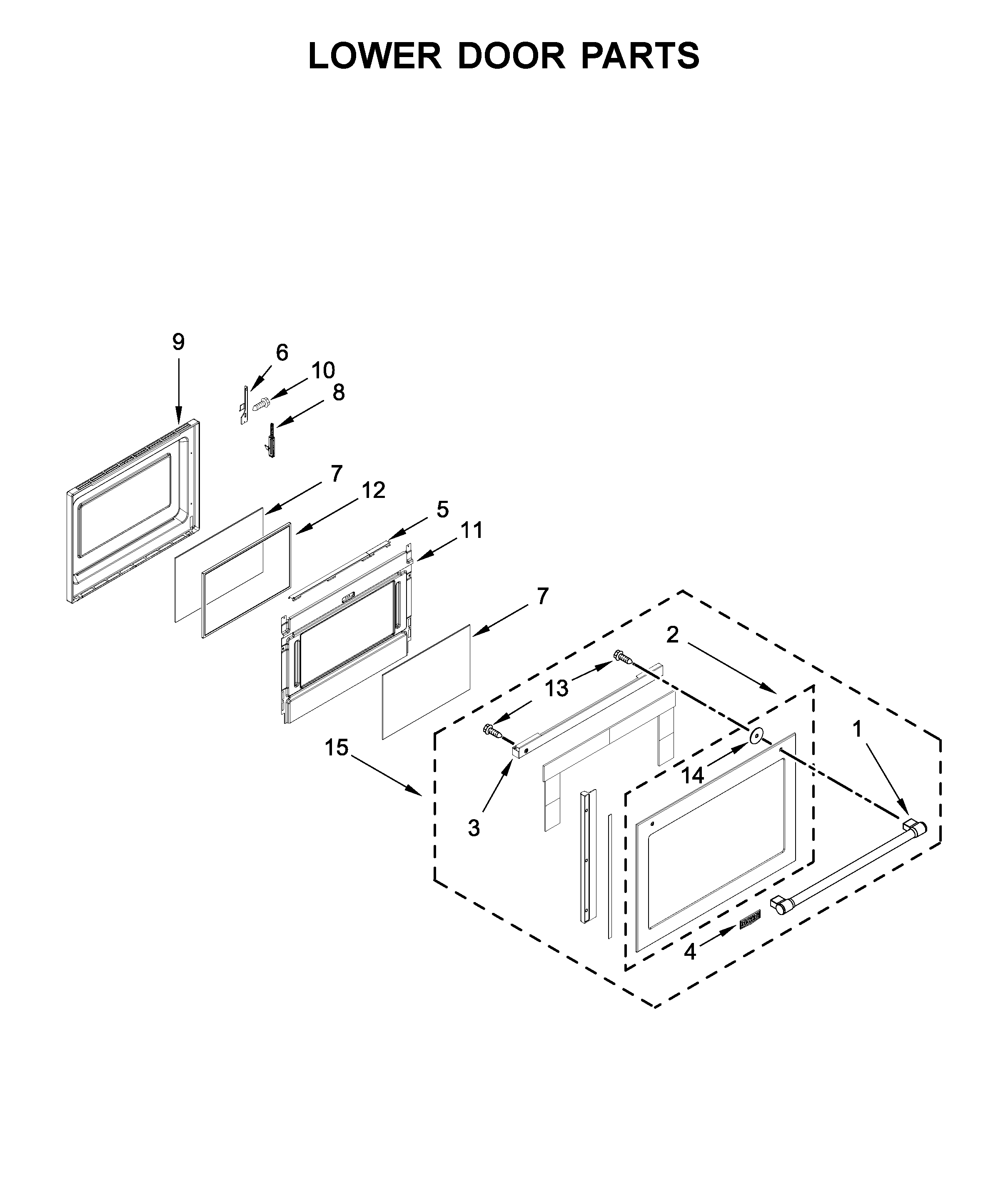 Maytag MET8800FZ01 lower door parts diagram