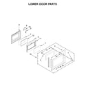 Maytag MET8800FZ01 lower door parts diagram