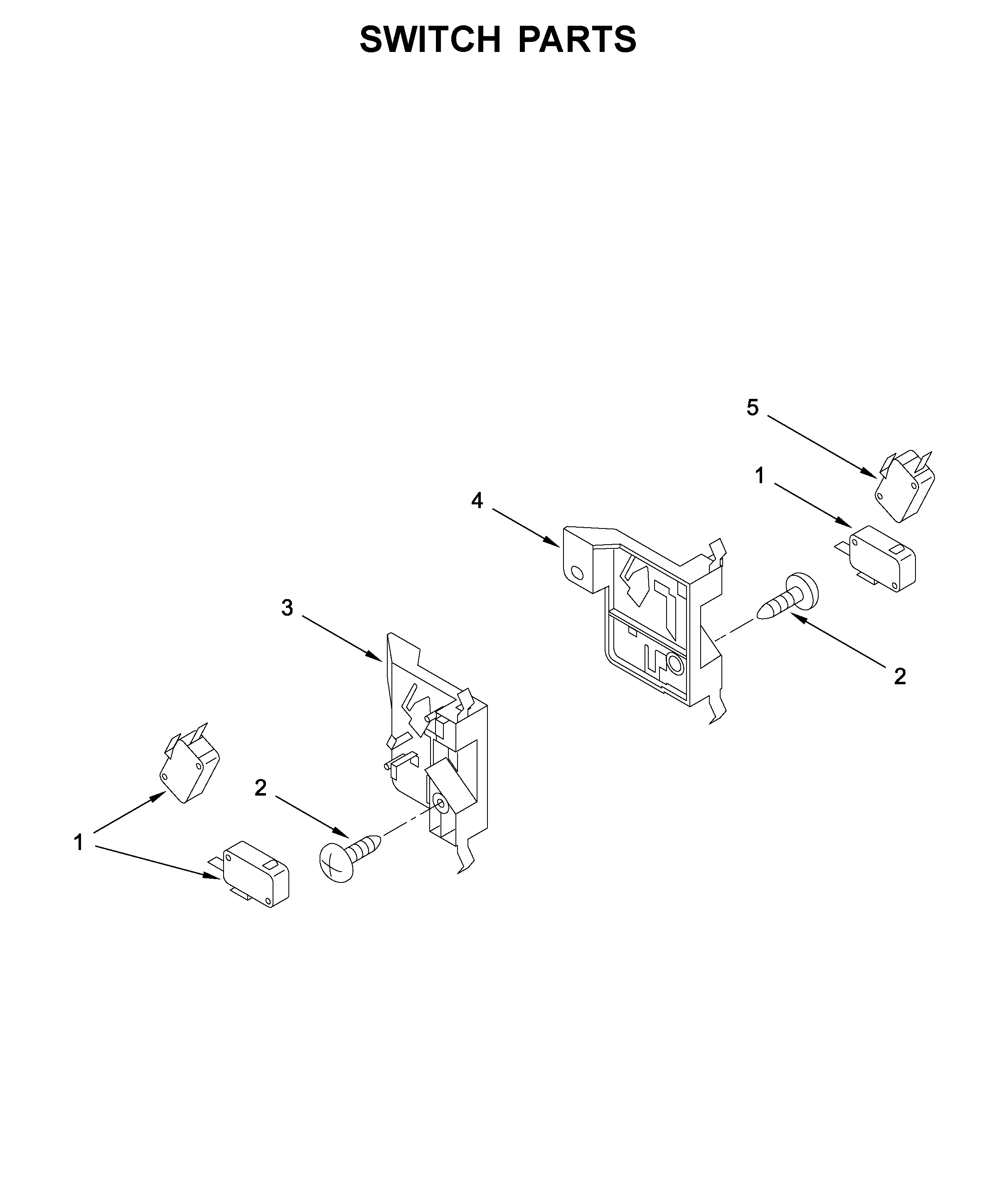 KitchenAid KMBD104GSS0 switch parts diagram