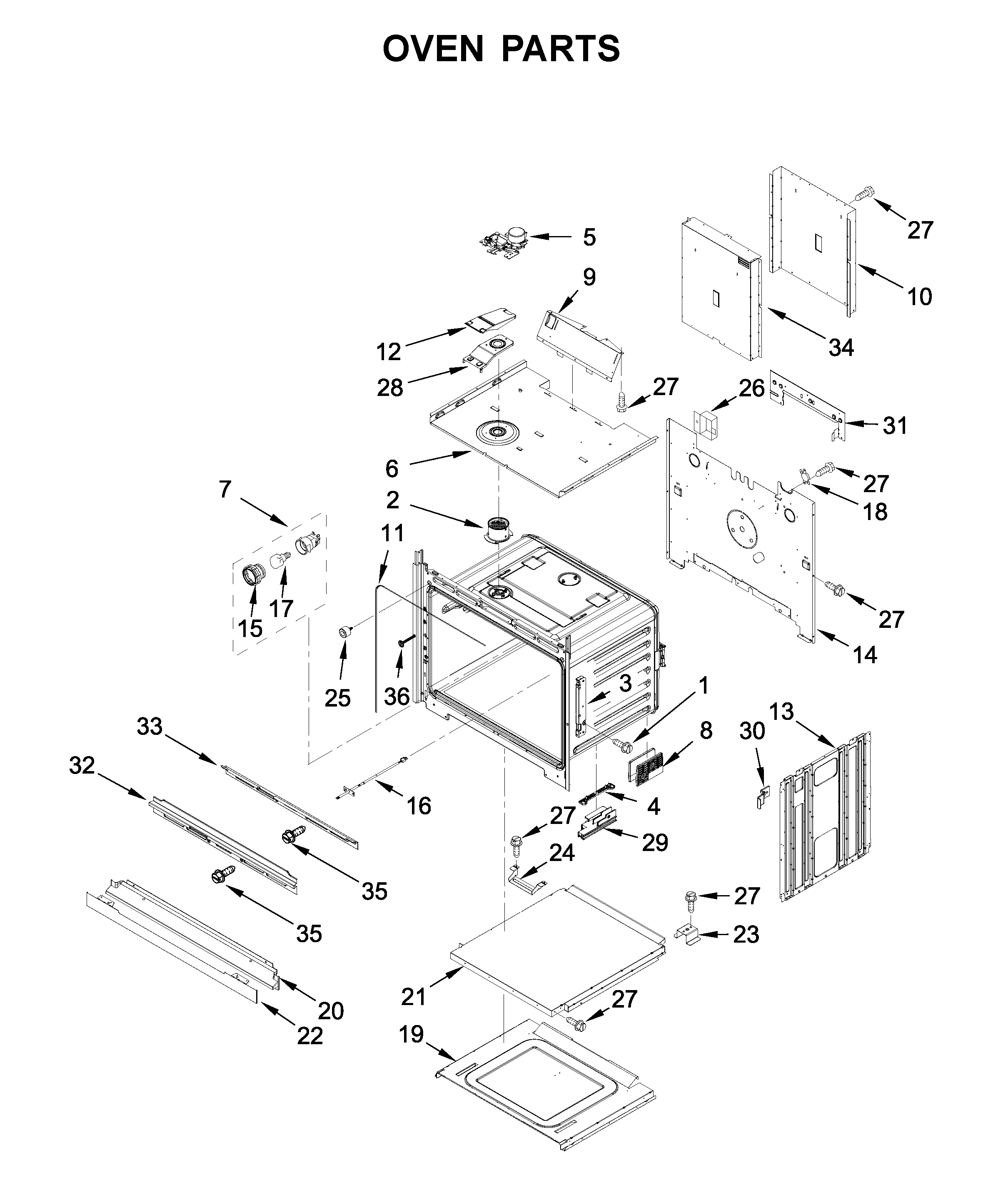 Maytag MEW9627FZ03 oven parts diagram