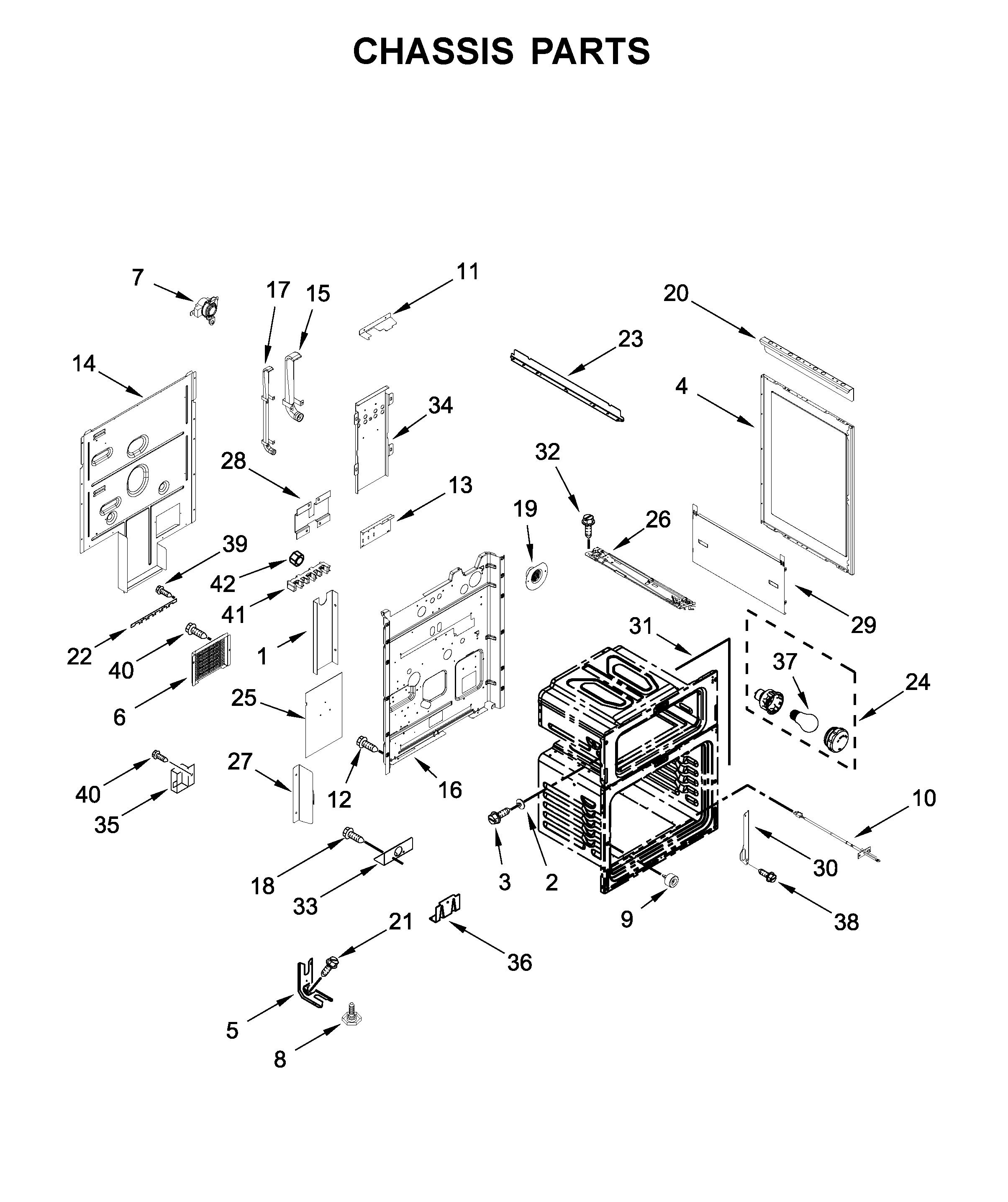 Ikea IES900DS04 chassis parts diagram