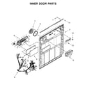 Whirlpool WDT720PADH3 inner door parts diagram
