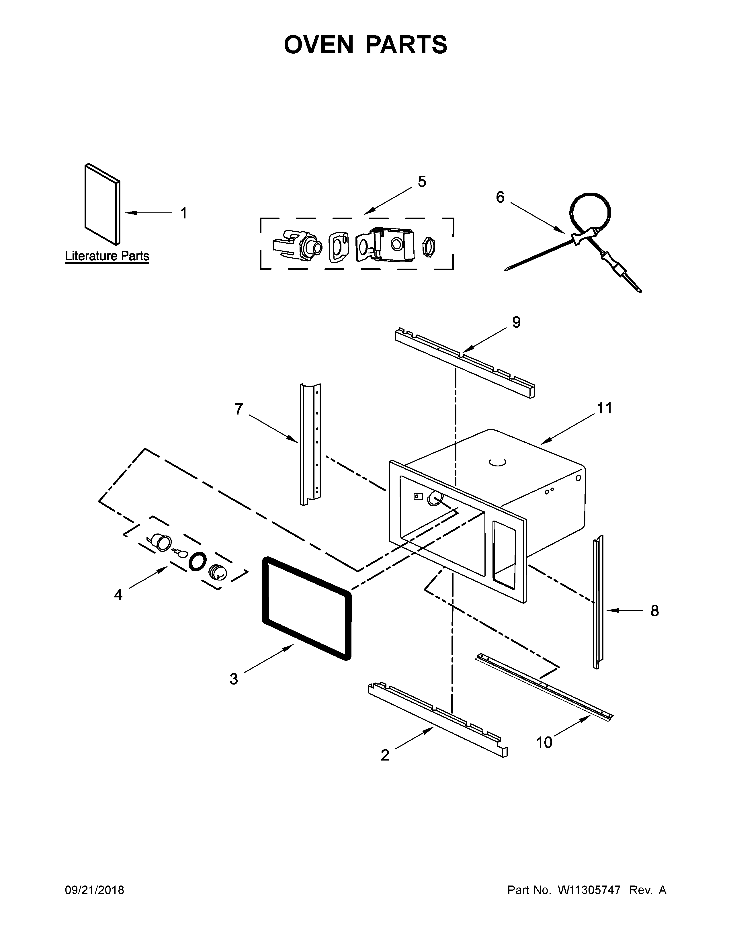 Jenn-Air JBS7524BS1 oven parts diagram