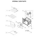 Whirlpool WODA7EC0HN01 internal oven parts diagram