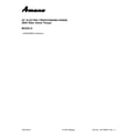 Amana ACR4303MFS3 cover sheet diagram