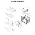 Whirlpool WOS72EC7HB01 internal oven parts diagram