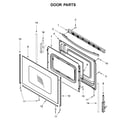 Whirlpool WFE320M0EB2 door parts diagram