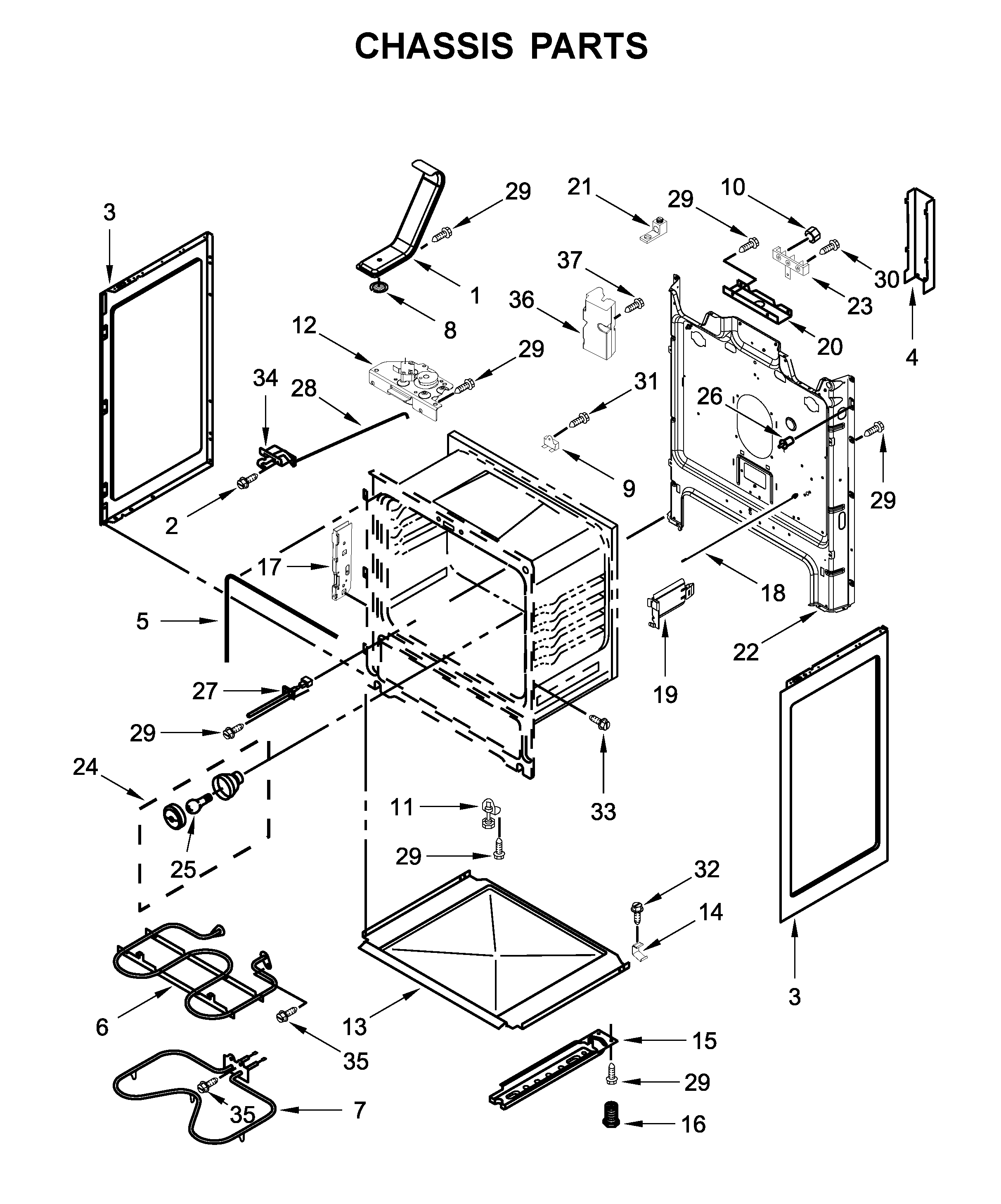 Ikea IER660GS0 chassis parts diagram
