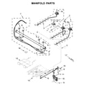 Whirlpool WEG515S0FV1 manifold parts diagram