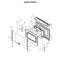 Whirlpool WEG515S0FV1 door parts diagram