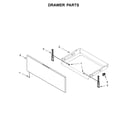 Whirlpool WEG515S0FV1 drawer parts diagram