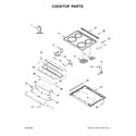 Whirlpool WEE510SAGW1 cooktop parts diagram